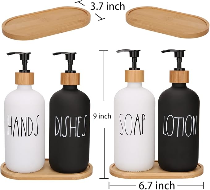 4 Bottles & 2 Trays