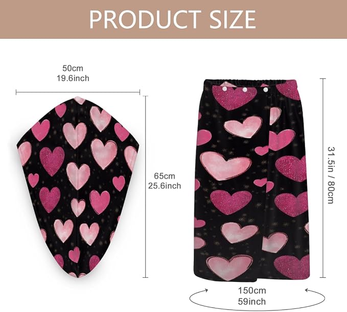 Pink and Glitter Hearts