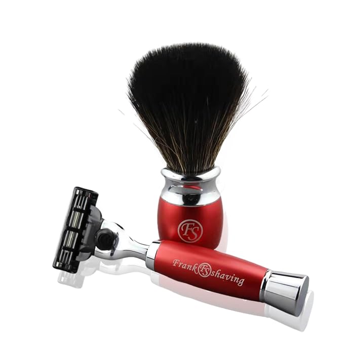 Red(razor+brush)