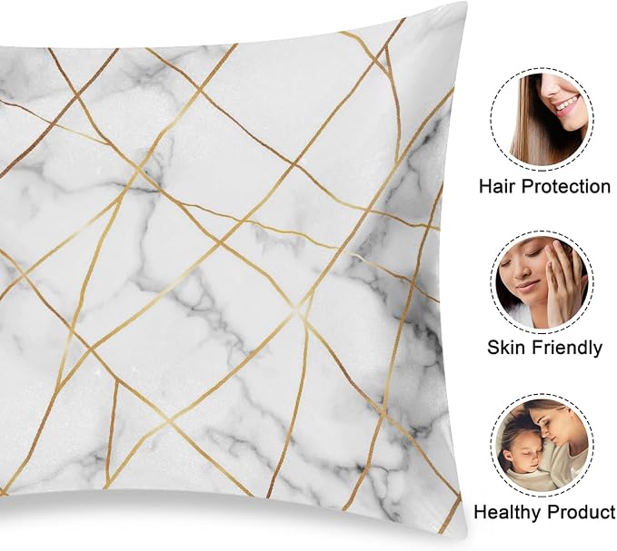 Marble Texture Golden Lines