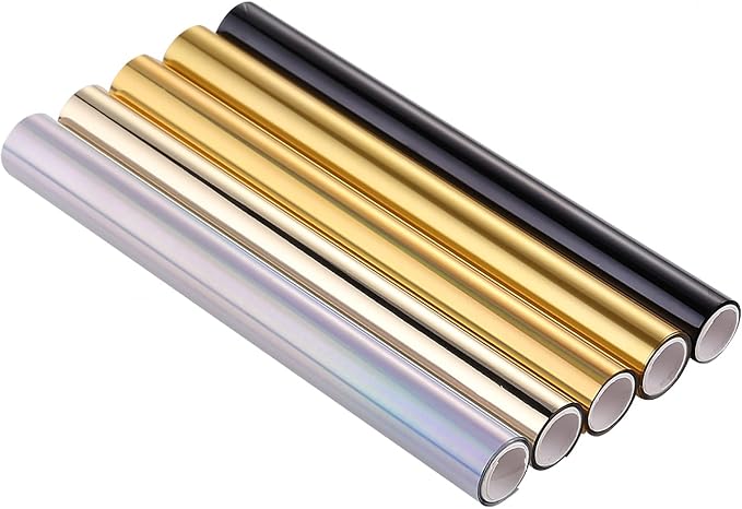 Holographic silver,Holographic gold,Light Gold,Matte gold,Black