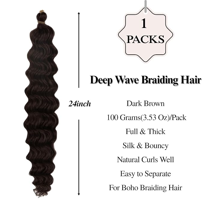 B - Medium - Dark Brown - 4#