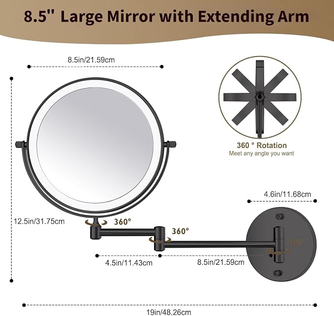 Black Wall-mounted