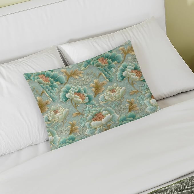 A11:teal Flower Floral