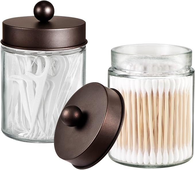Jar Clear/Lid Bronze