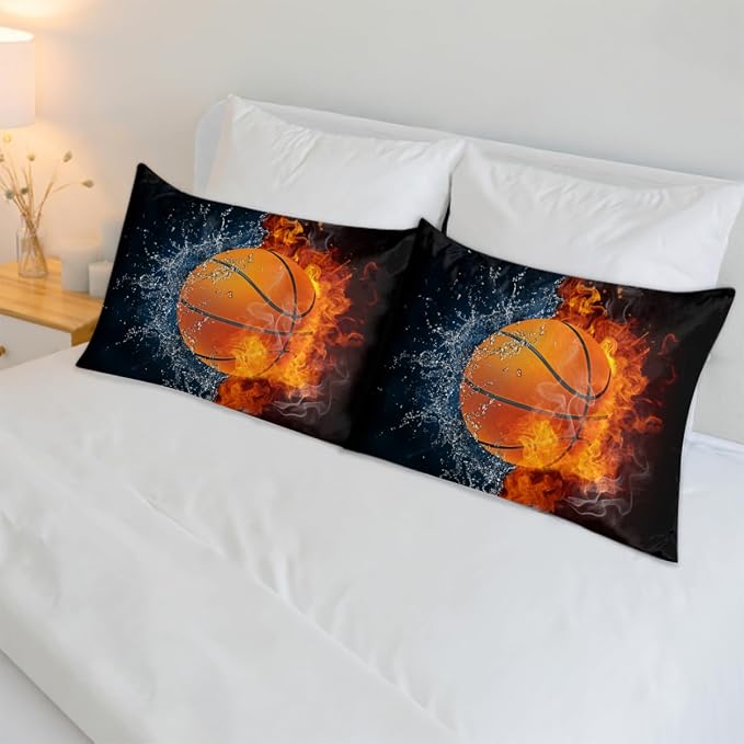 A03:fire Basketball Black