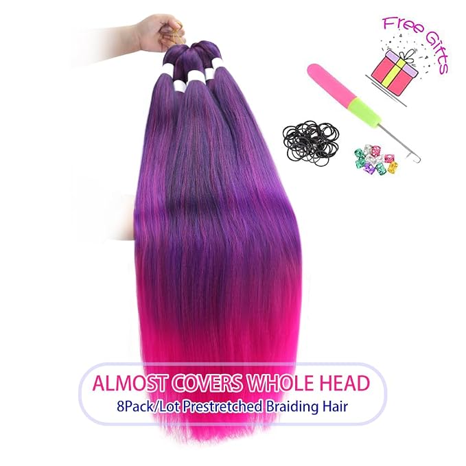 Dark Purple Ombre Magenta Pink