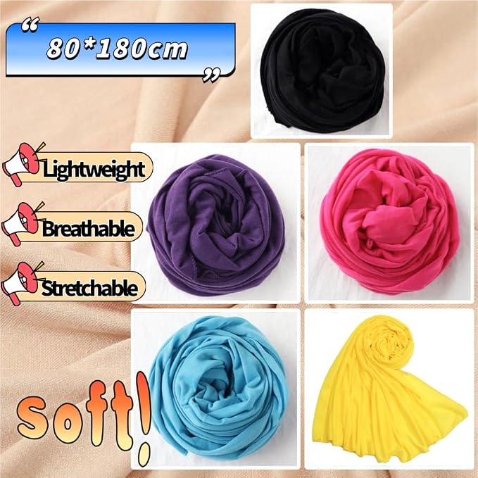 5pcs-(black,purple,rose Red,yellow,sky Blue)