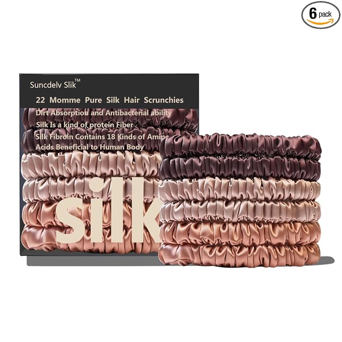 6PCS(Bean Paste, Rose Gold, Rubber Red)
