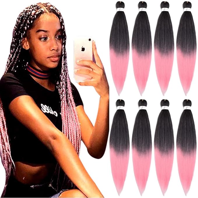 mixed black & pink