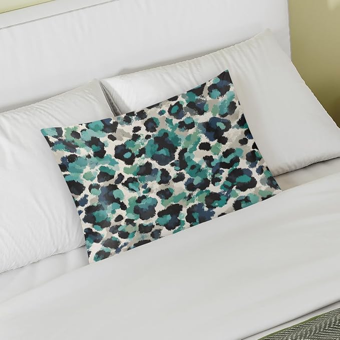 Abstract Turquoise Leopard