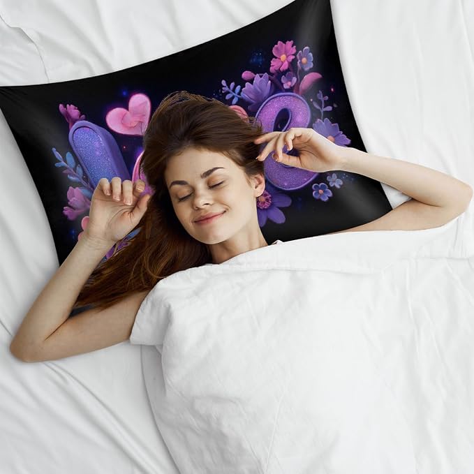 Purple Pink Love Floral