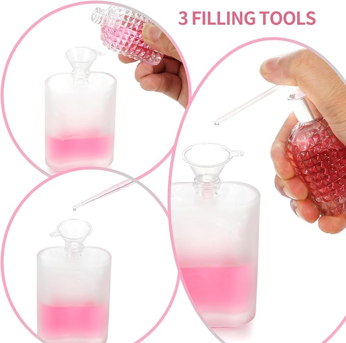 4 Pcs 100ml Frosted Bottles