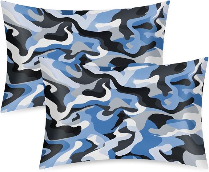 Blue Grey Camouflage