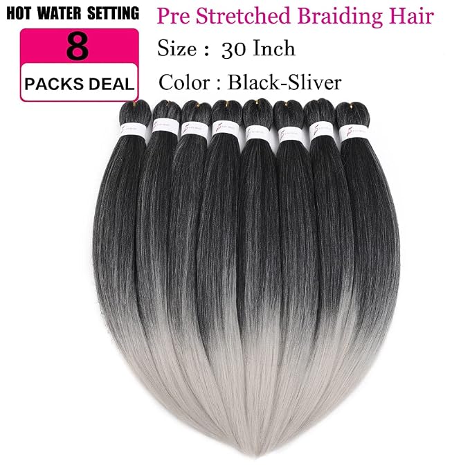 mixed black & sliver