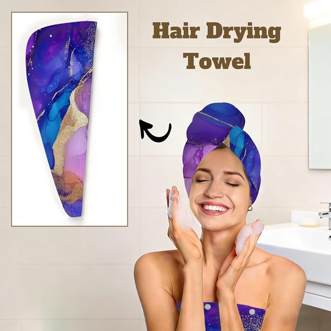 Blue and Purple Marble