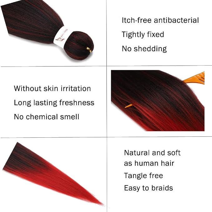 mixed black & red