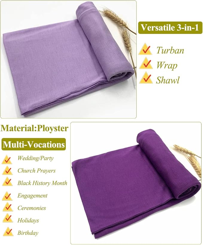 2pcs-dark Purple and Lavender