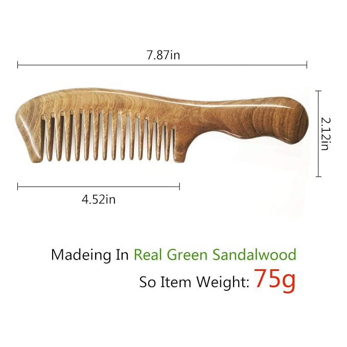 Colombia Green Sandalwood Wide Tooth