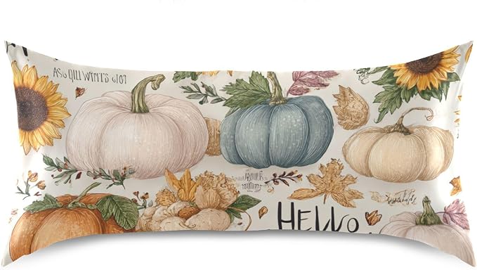 Beige Pumpkin and Sunflower Thanksgiving