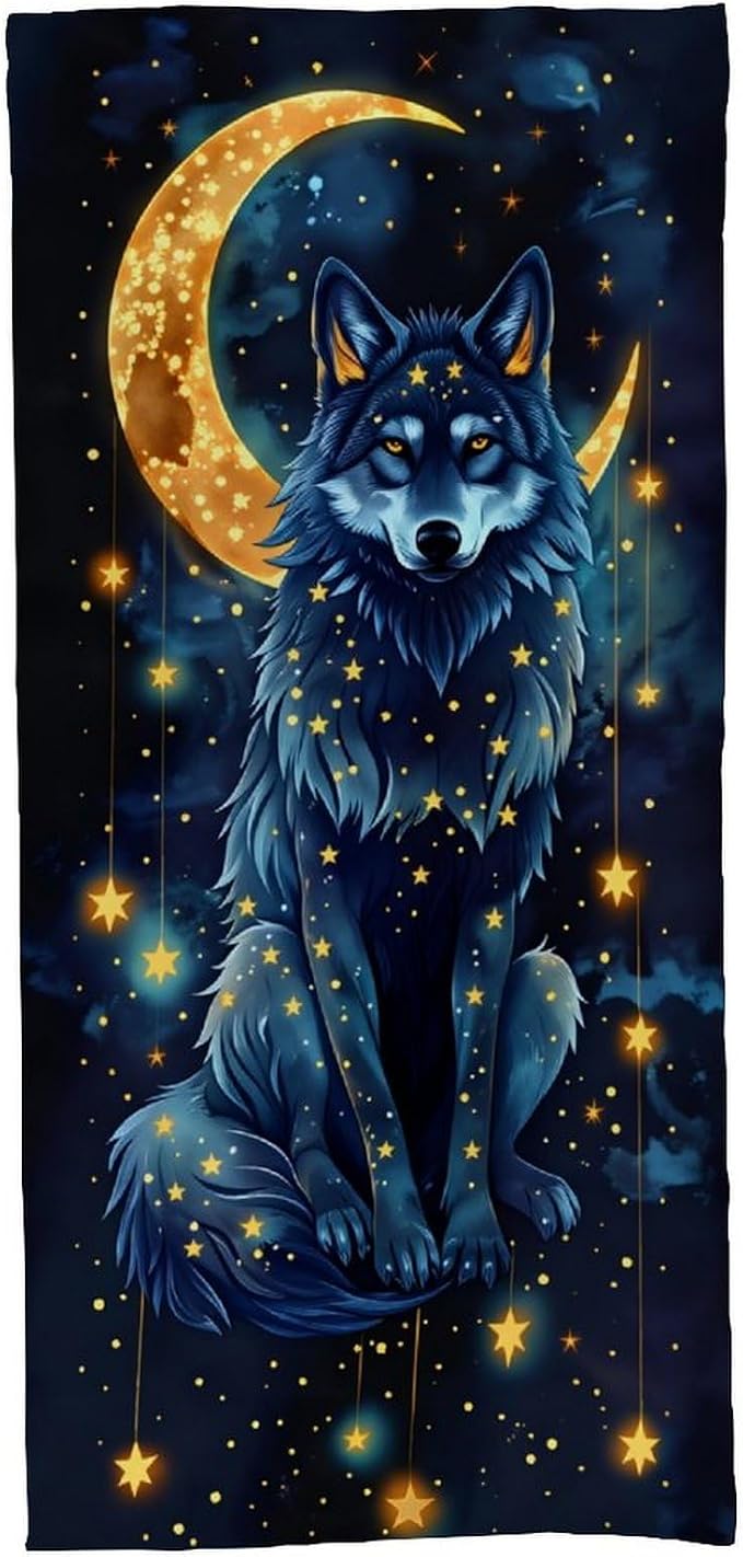 Stars and Moon Wolf