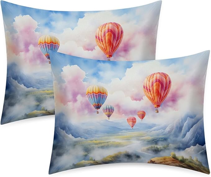 Hot Air Balloon Mountain