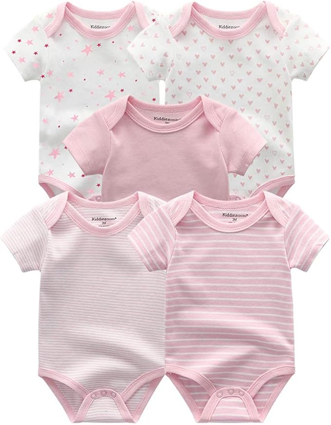 Pink Stripe & Little Stars & Print Set