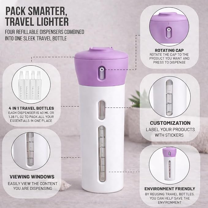 2 Pack (Gray Purple)