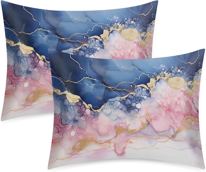 Blue Pink Marble