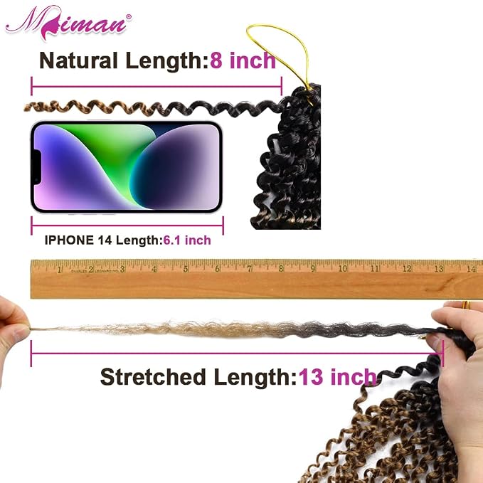 Passion Twist Crochet Hair-Black to Blonde