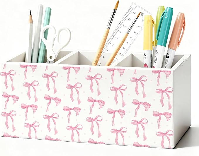 02-Pink Bow Pen Holder(1)