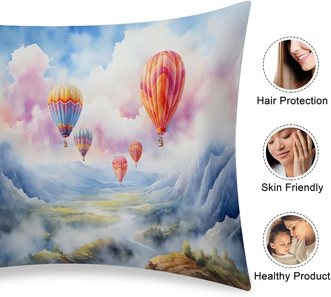 Hot Air Balloon Mountain