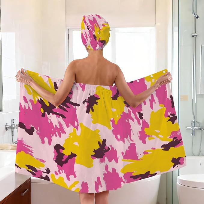 Pink Yellow Print