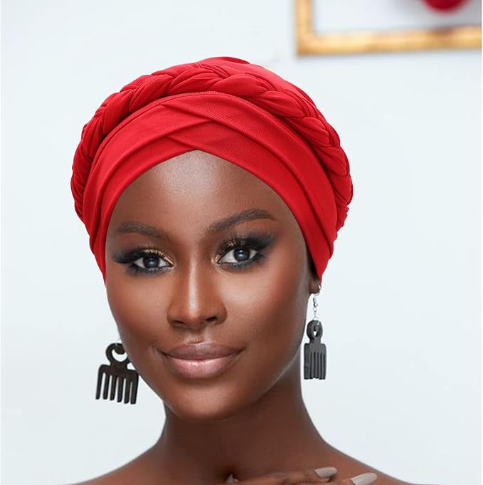5 Pack Twisted Braid: Blue, Red, Grey, Coffee, Black