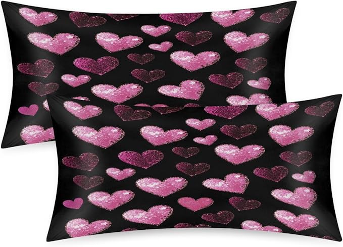 Pink Black Heart