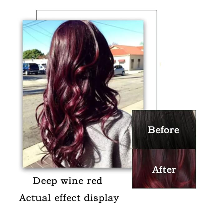 Deep wine red
