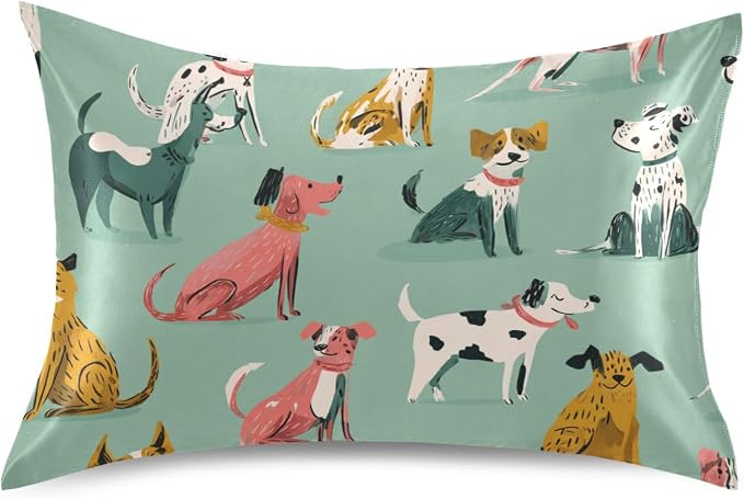 Mint Green Cute Dogs