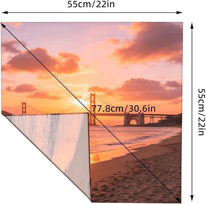 Beach Sea Bridge Clouds Sunset