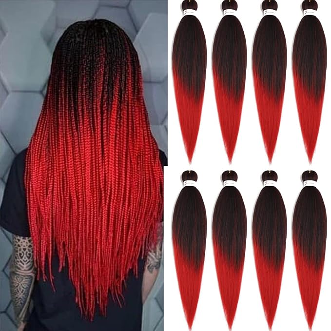 mixed black & red