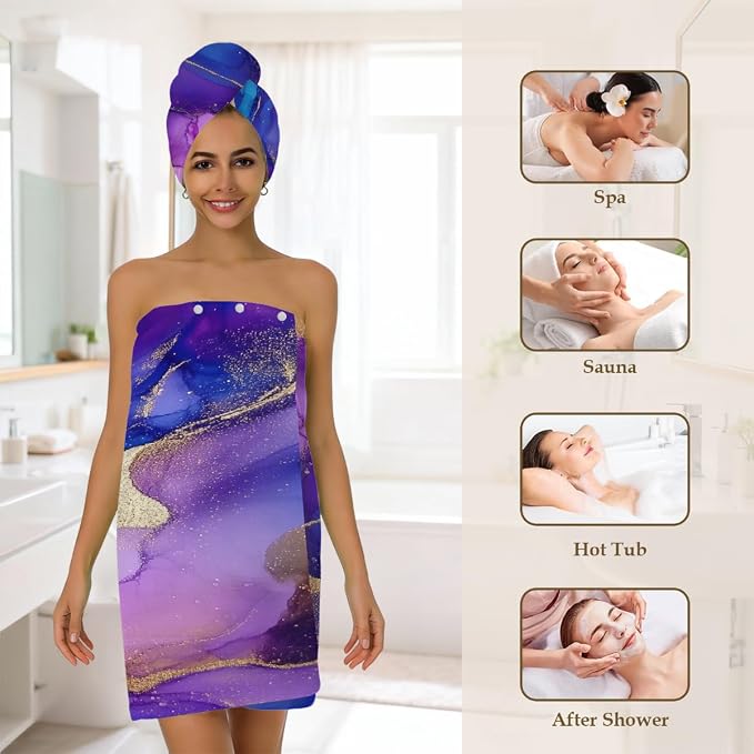 Blue and Purple Marble