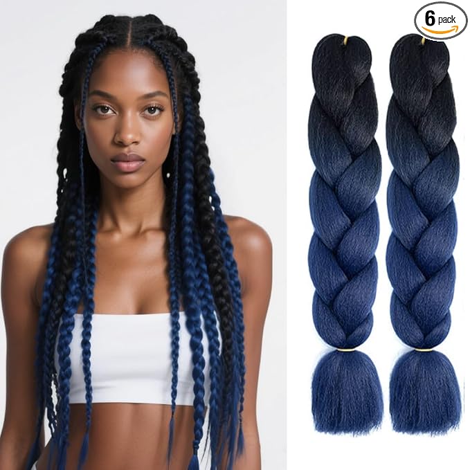 Black to Dark Blue