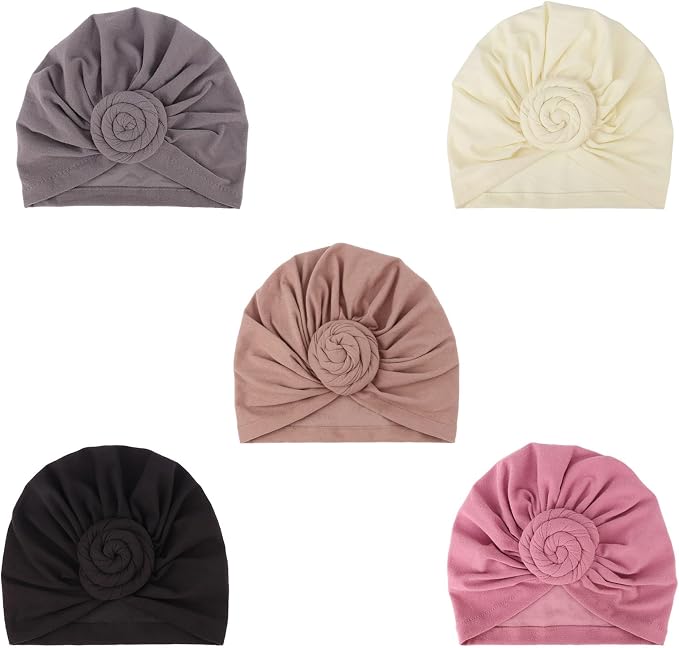 5 Pack Donuts: White/Tan/Pink/Grey/Black