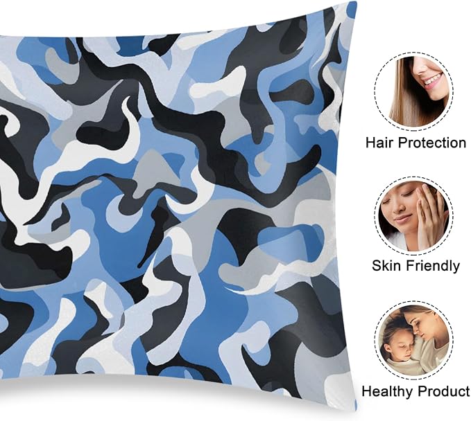Blue Grey Camouflage