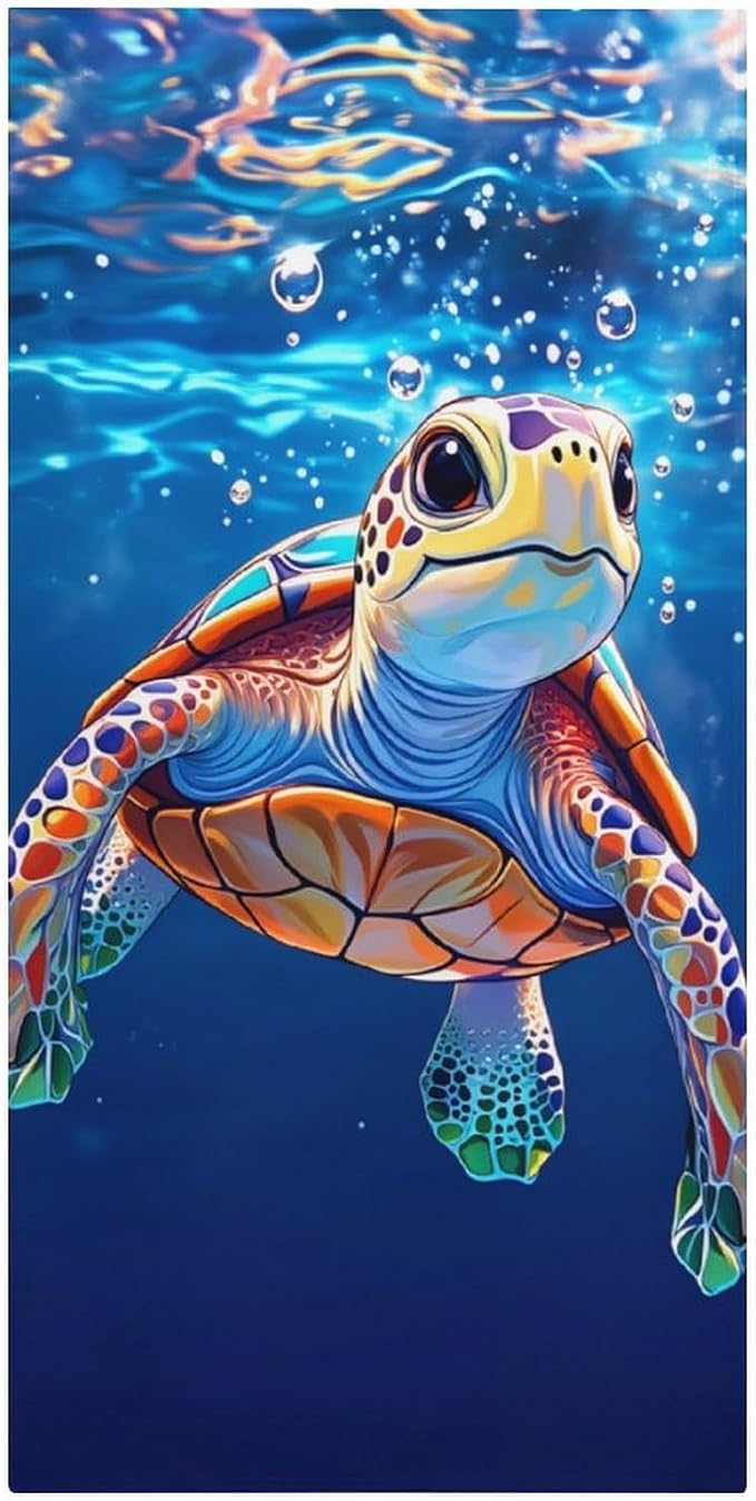 Vibrant Sea Turtle