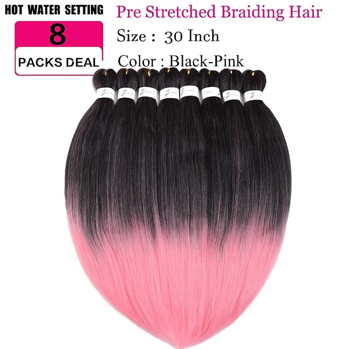 mixed black & pink