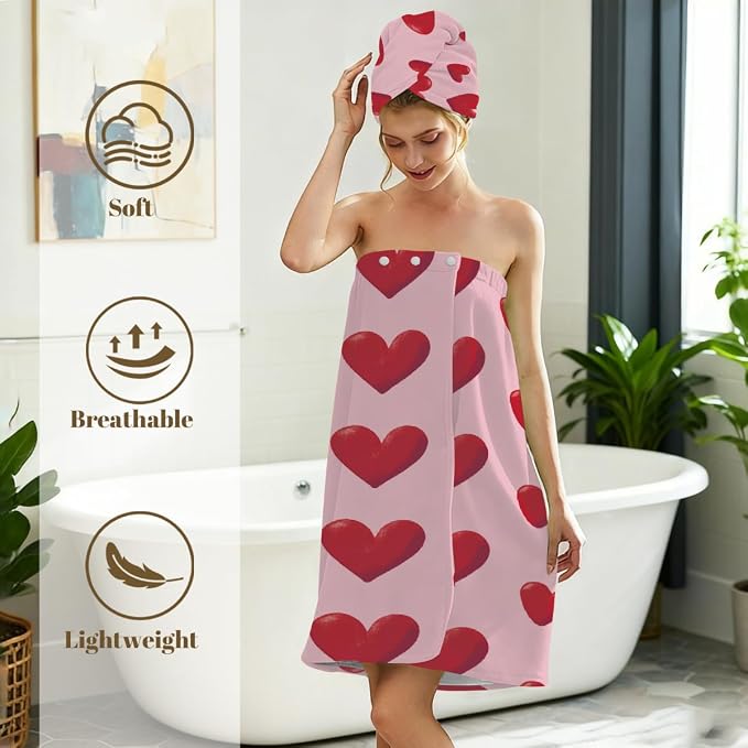 Pink Red Hearts