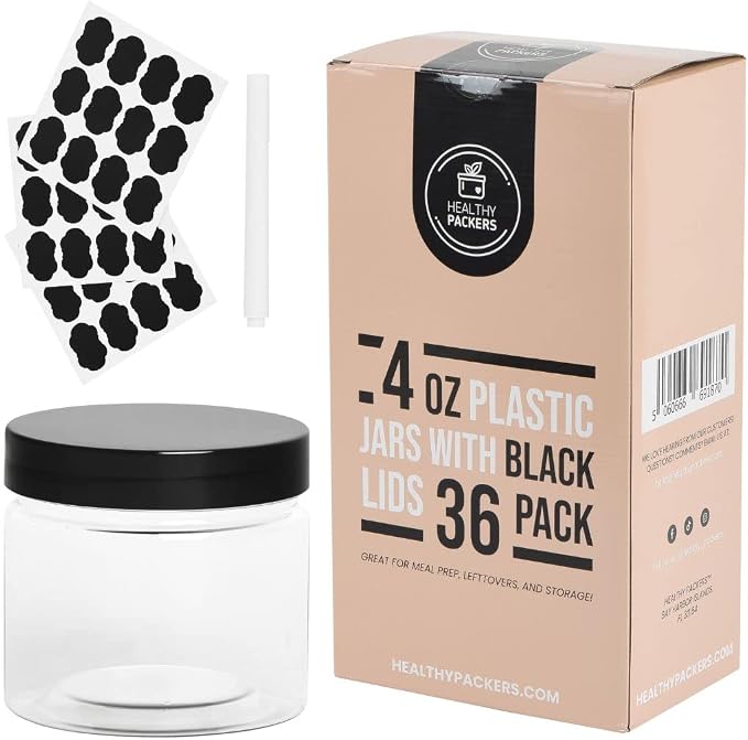 4 Oz 36 Pack (Black)