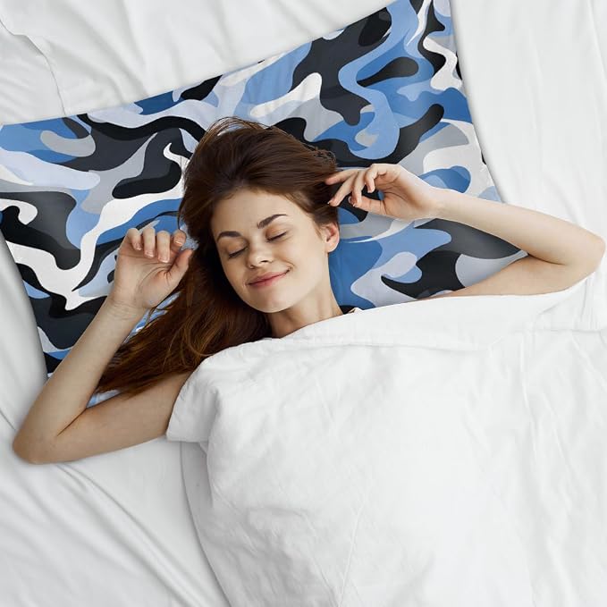 Blue Grey Camouflage