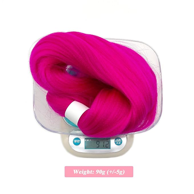 Hot Pink Braiding Hair 6 Packs