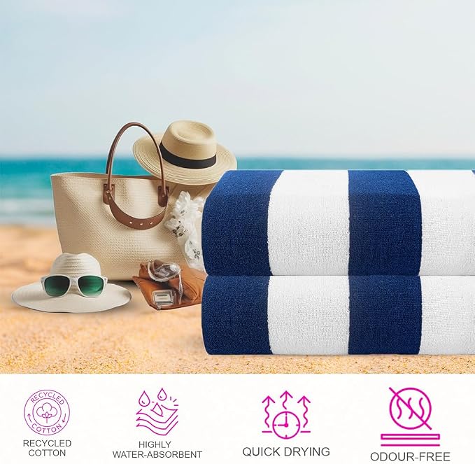 Cabana Towels - Royal Blue